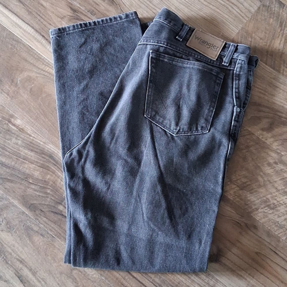 Wrangler Rugged Wear Men' Jeans, 38 X 32, Dark Gray